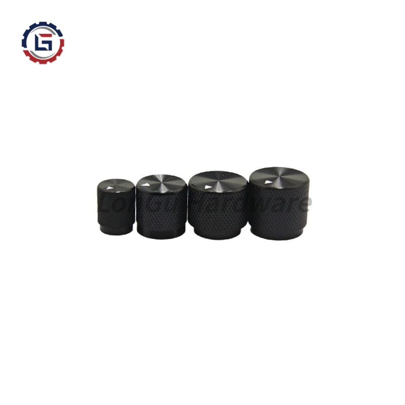 Dongguan OEM CNC machining service non-standard knurled knob 