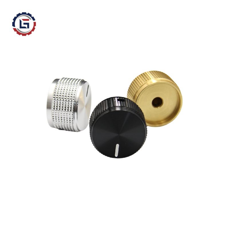 Aluminum Alloy Knob Potentiometer Control Knob Grid knurling Knob